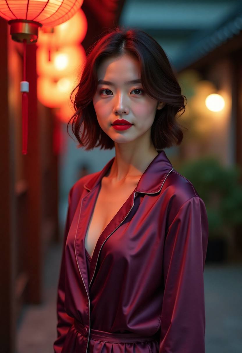 灯下的人海报